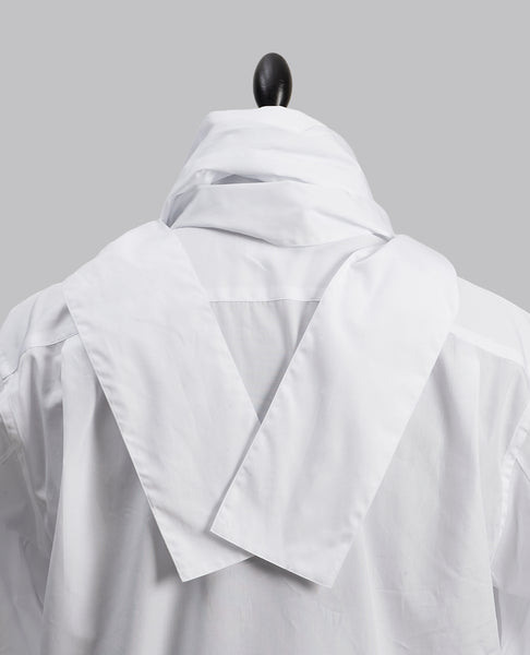 SCARF SHIRT WHITE