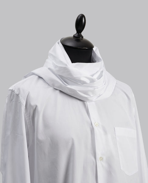 SCARF SHIRT WHITE
