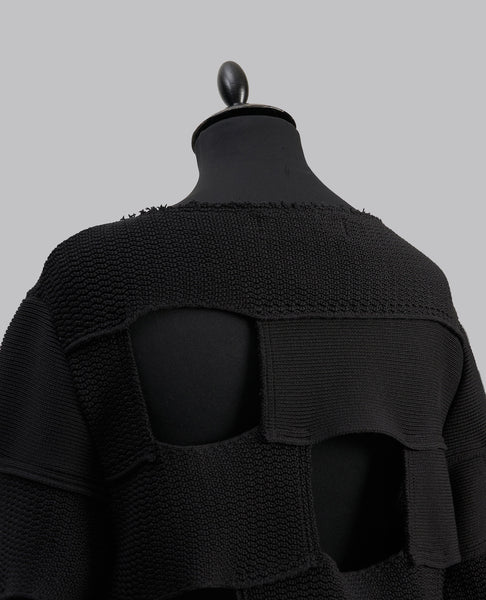 RUNWAY PANEL KNIT SWEATER