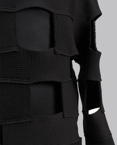 RUNWAY PANEL KNIT SWEATER