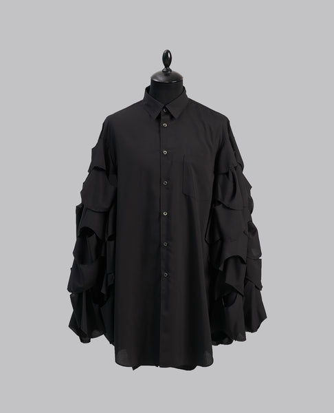 RUFFLED SLEEVES SHIRT