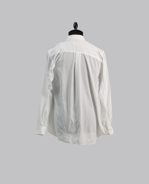 WHITE RUFFLE SHIRT