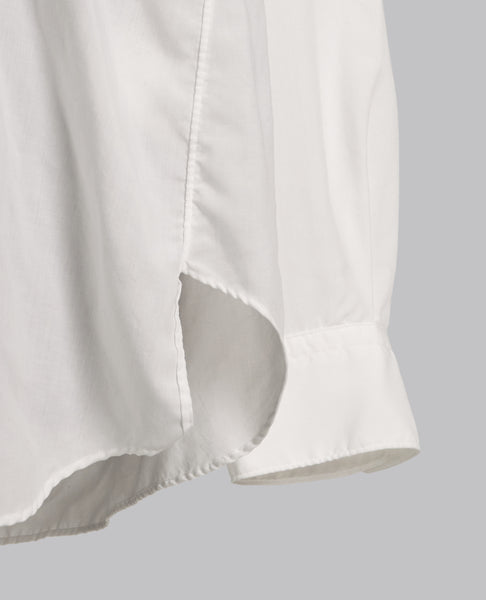 WHITE RUFFLE SHIRT