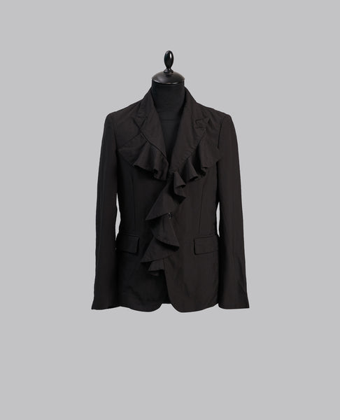 RUFFLE BLAZER