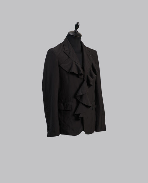 RUFFLE BLAZER