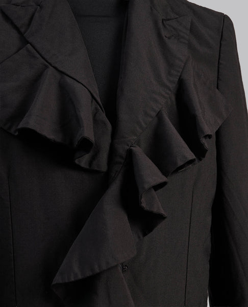 RUFFLE BLAZER