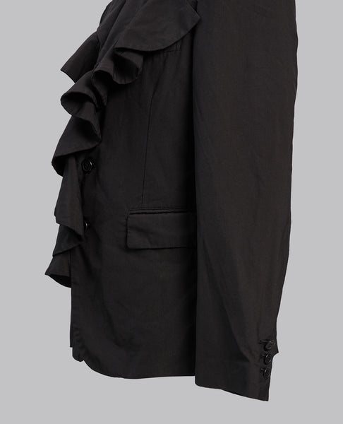 RUFFLE BLAZER