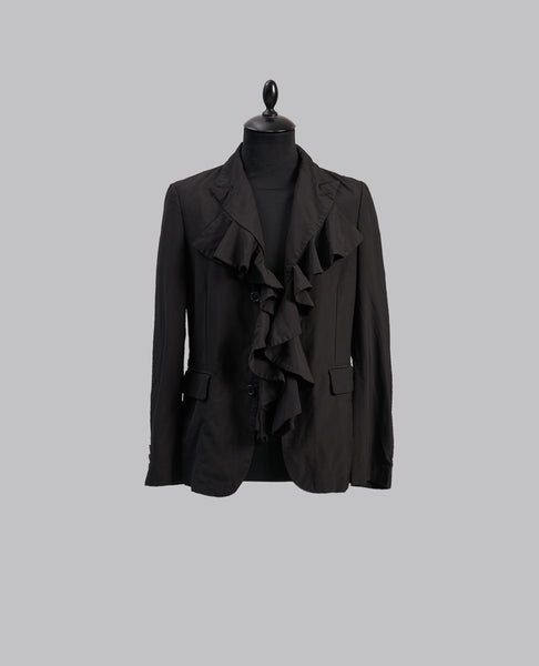 RUFFLE BLAZER