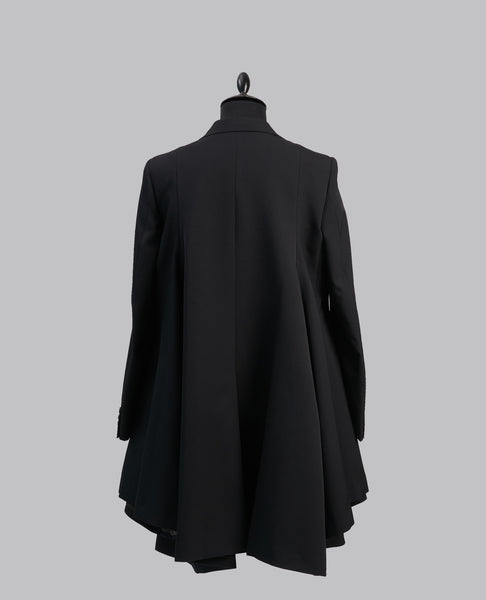 FLARED WOOL COAT
