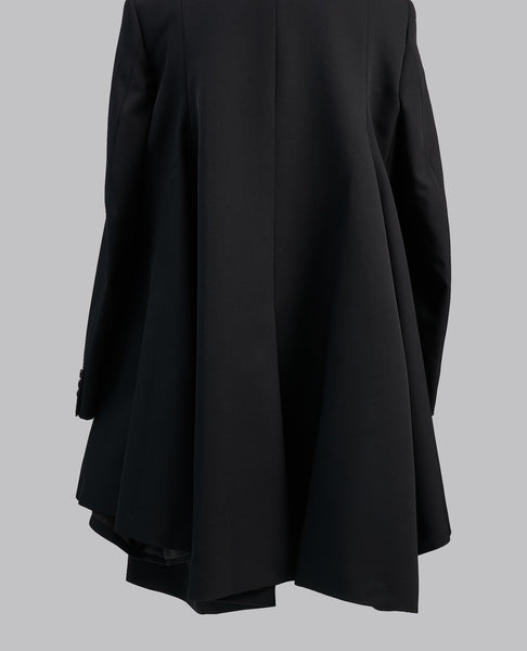 FLARED WOOL COAT