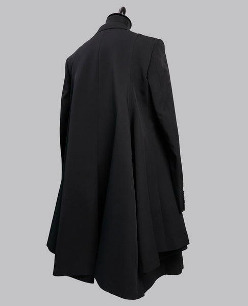 FLARED WOOL COAT