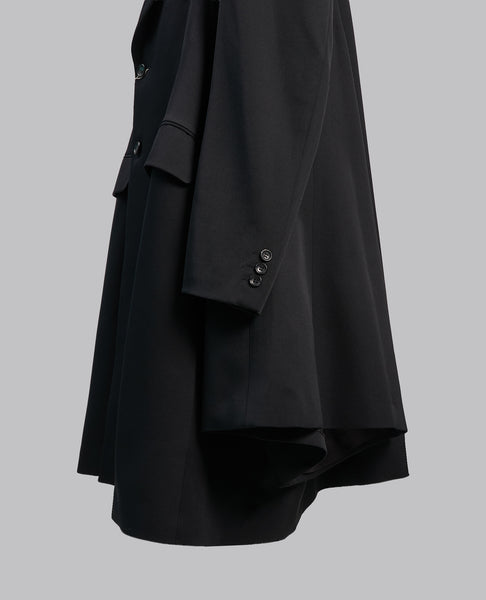 FLARED WOOL COAT