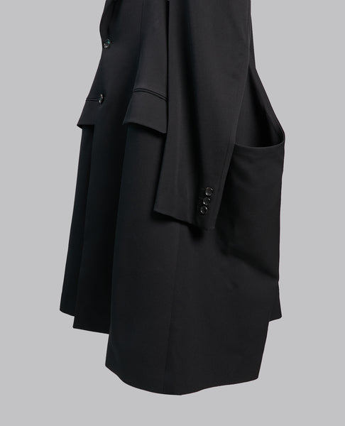 FLARED WOOL COAT