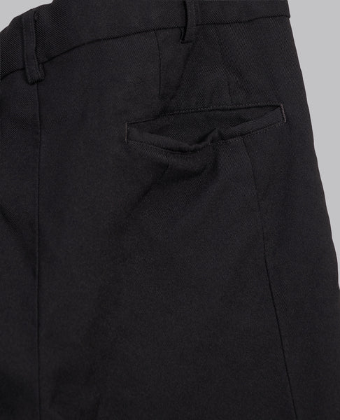 ZIP RUFFLE TROUSERS