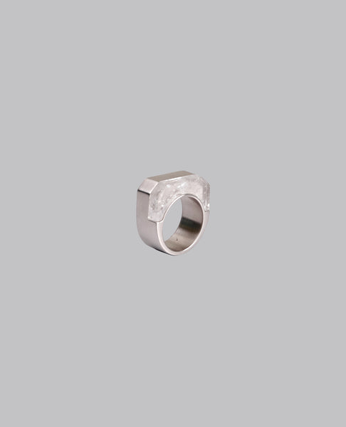 TOWER DOUBLE CRYSTAL HOLLYWOOD RING