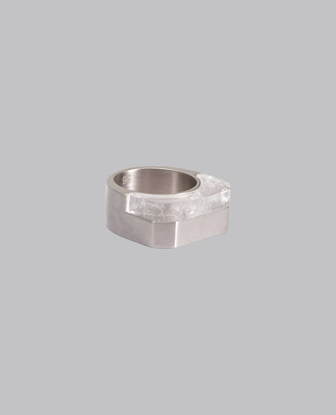 TOWER DOUBLE CRYSTAL HOLLYWOOD RING