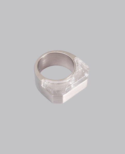 TOWER DOUBLE CRYSTAL HOLLYWOOD RING