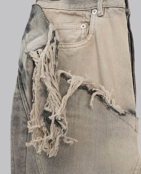 TOWER DRKSHDW SLIVERED BOOTCUT