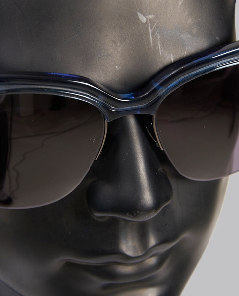 BLUE FRAME SUNGLASSES