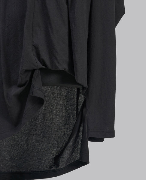 ASYMMETRIC HEM LONG SLEEVE T