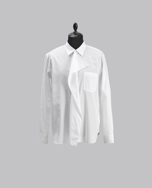 DRAPED FRONT SHIRT