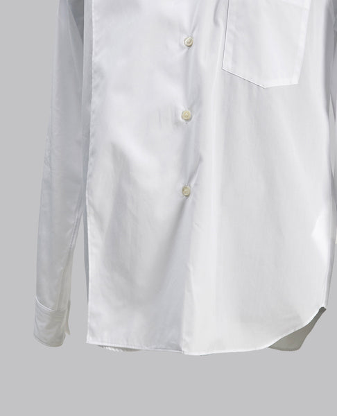 DRAPED FRONT SHIRT