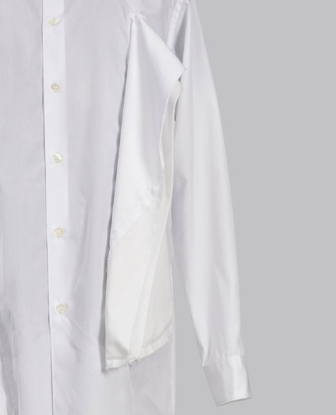 DRAPED COTTON SHIRT