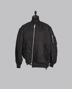 ASYMMETRIC ZIP BOMBER JACKET