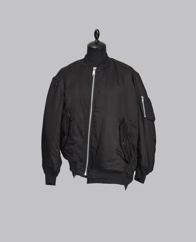 ASYMMETRIC ZIP BOMBER JACKET