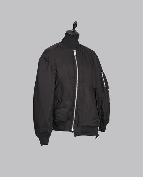 ASYMMETRIC ZIP BOMBER JACKET