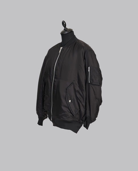 ASYMMETRIC ZIP BOMBER JACKET