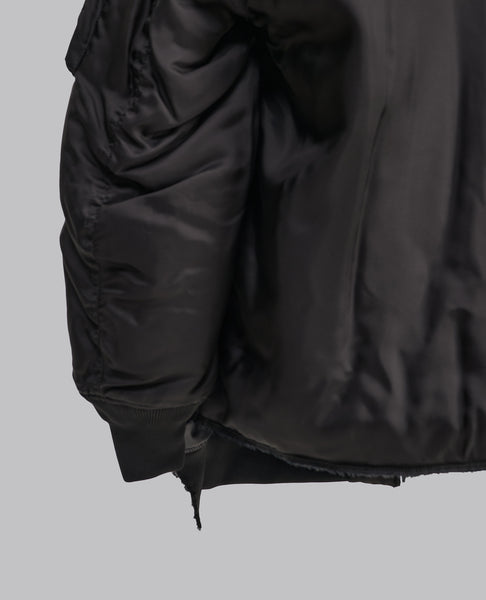 ASYMMETRIC ZIP BOMBER JACKET