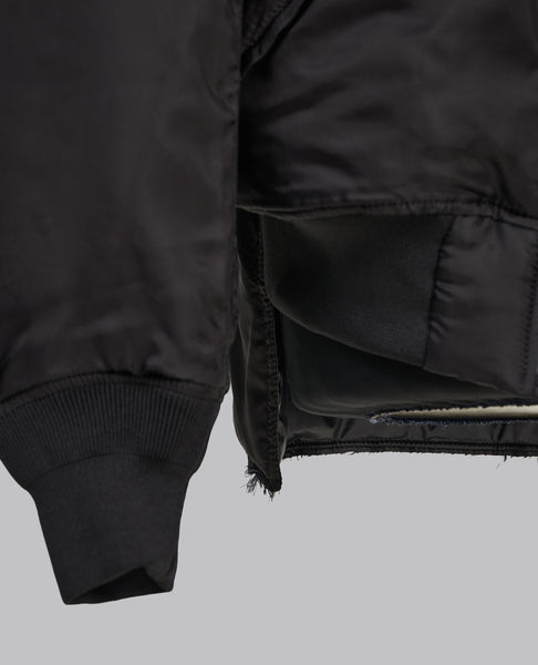 ASYMMETRIC ZIP BOMBER JACKET
