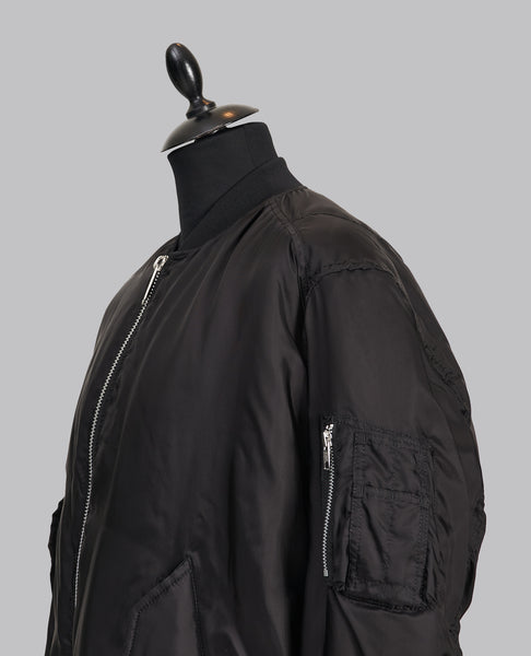 ASYMMETRIC ZIP BOMBER JACKET
