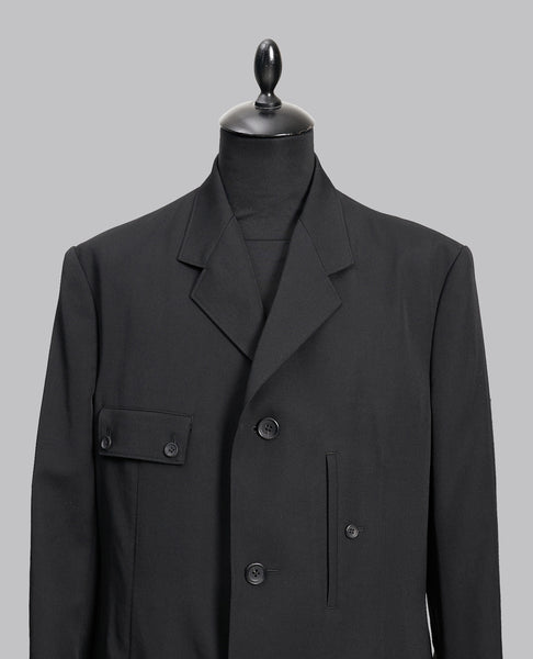 SLEEVE BUTTON DETACHABLE POCKET JACKET