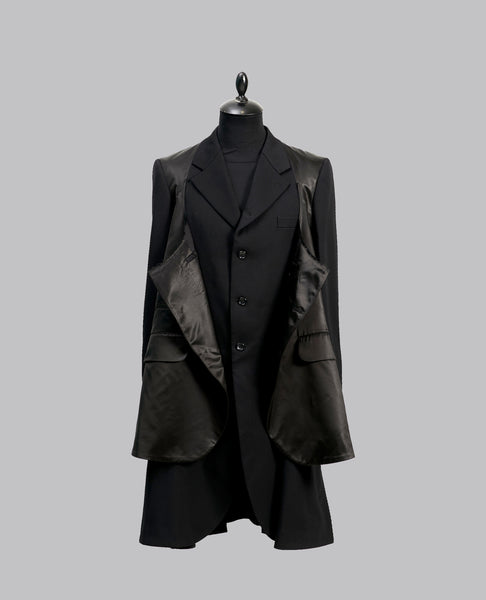 SATIN VEST BLAZER