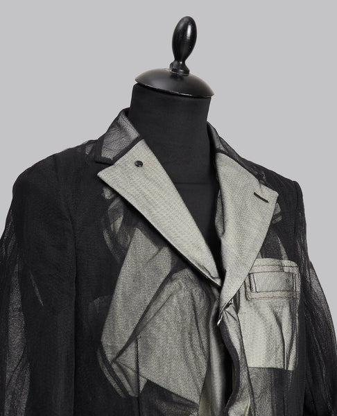 TULLE LAYERED JACKET