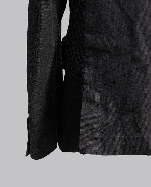 MULTI FABRIC PATCHWORK JACKET