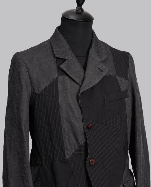 MULTI FABRIC PATCHWORK JACKET