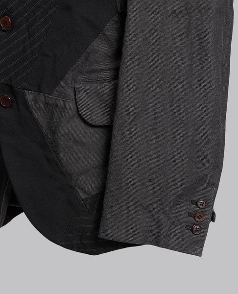 MULTI FABRIC PATCHWORK JACKET