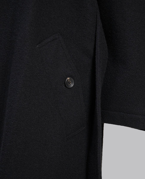 DOUBLE FRONT HOODIE COAT