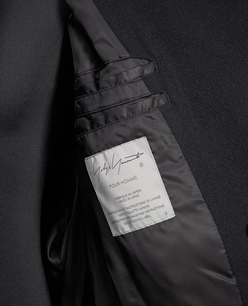 DOUBLE FRONT HOODIE COAT