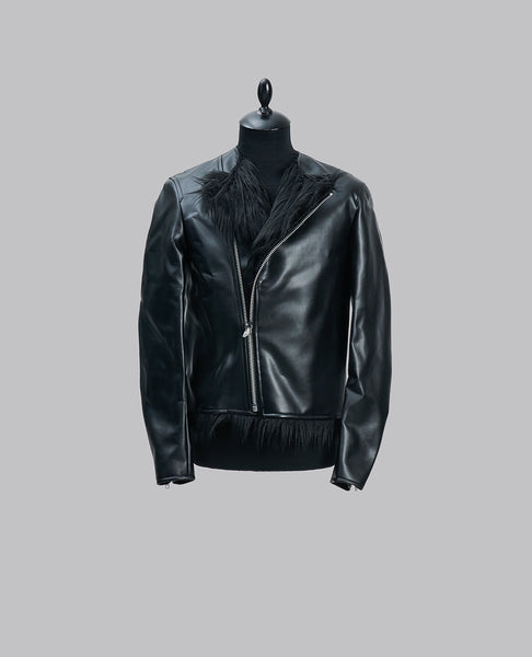 FAUX FUR BOMBER