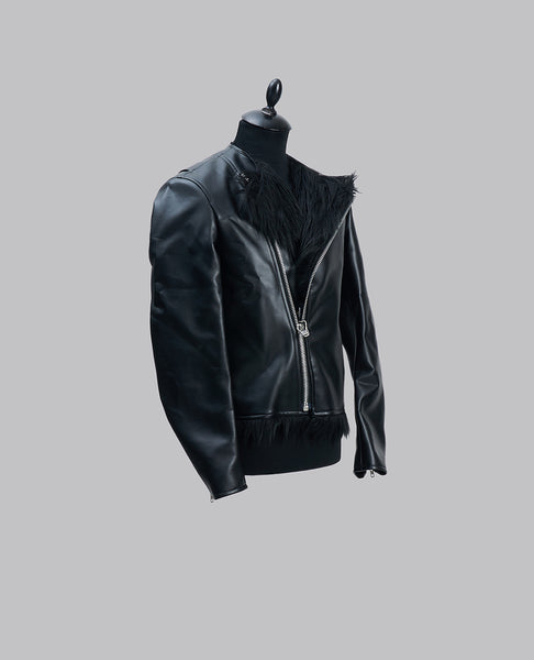 FAUX FUR BOMBER