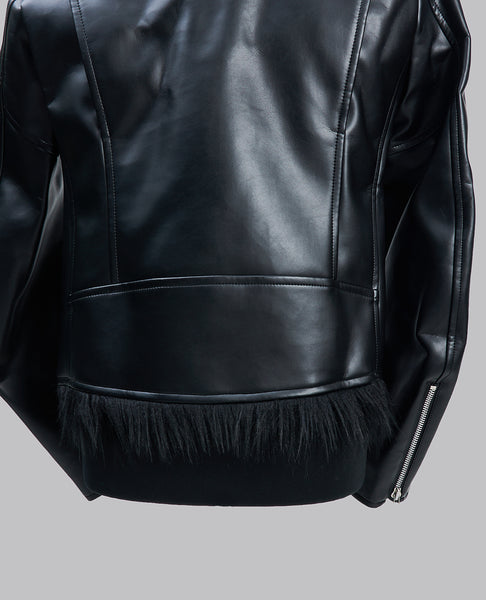 FAUX FUR BOMBER