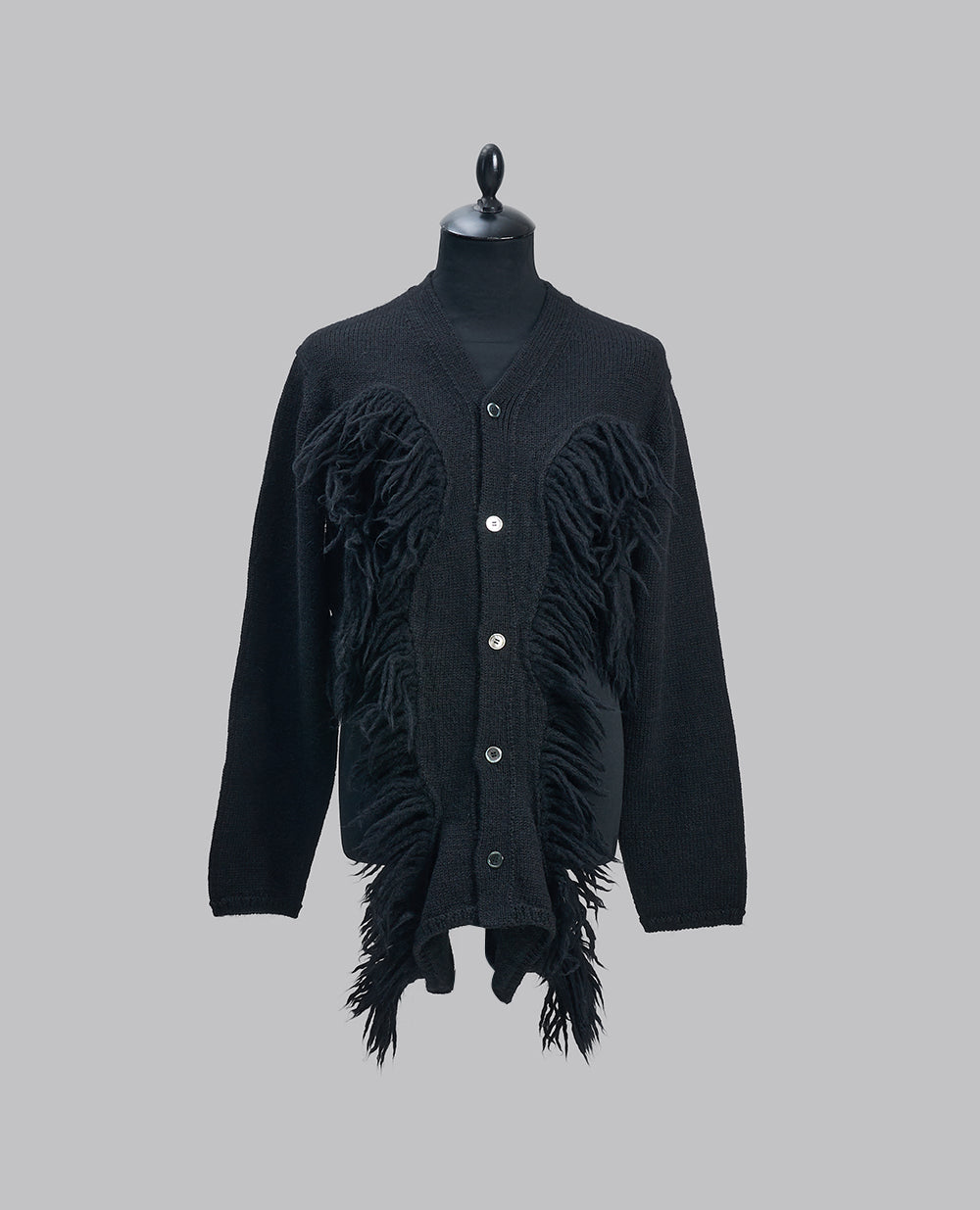 CUT-OUT KNITTED CARDIGAN