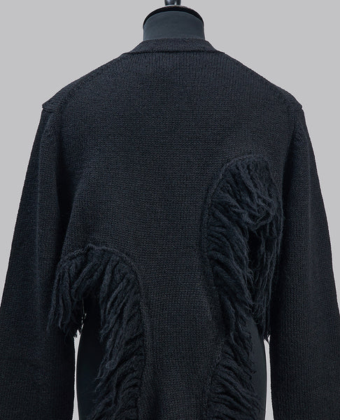 CUT-OUT KNITTED CARDIGAN