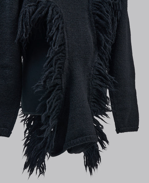 CUT-OUT KNITTED CARDIGAN