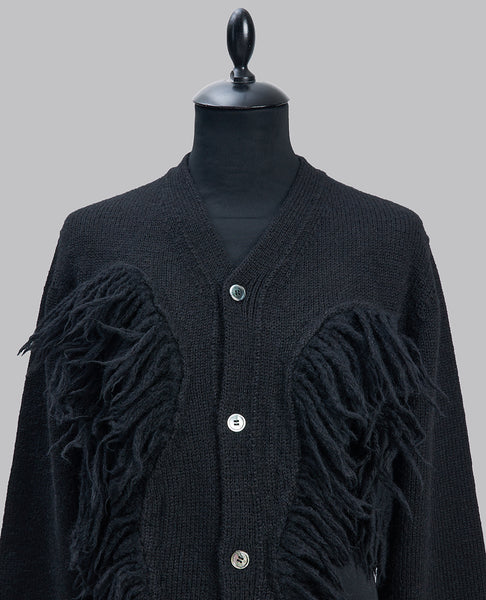 Cut-Out Knitted Cardigan