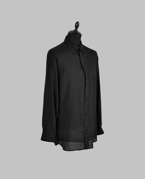 U-ARRANGED SPARE COLLAR CELLULOSE LOAN SHIRT